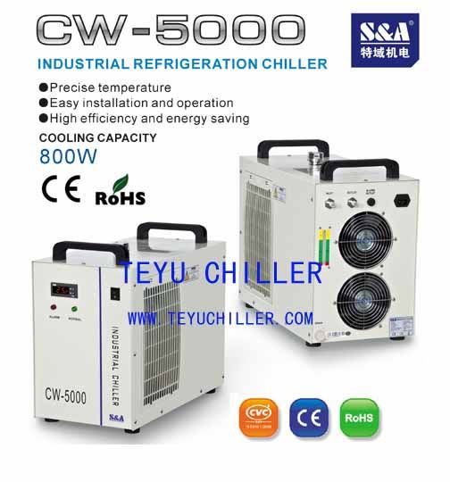 Water chiller for 30W RF laser tube