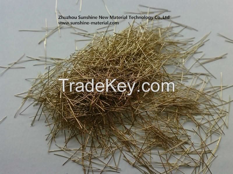 micro copper coated steel fiber