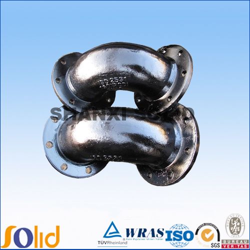 ductile iron double flange pipe fitting