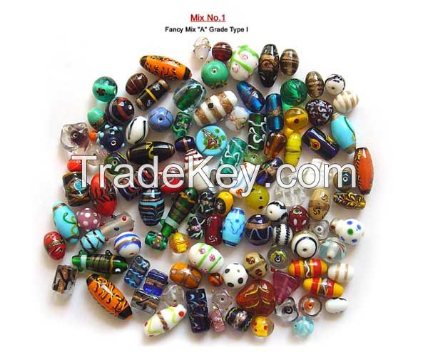 Fancy Glass Beads Mix