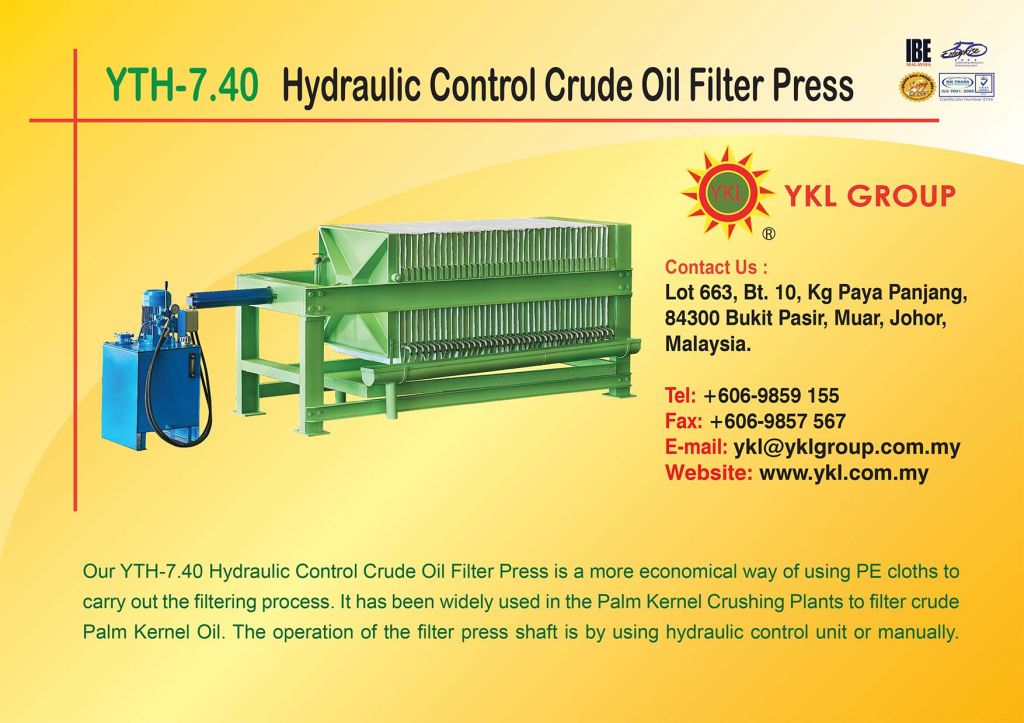 YTH-7.40 Hydraulic Control Crude Oil Filter Press