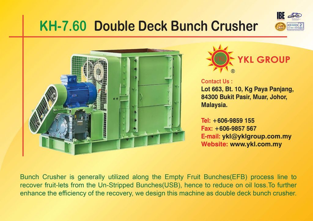 KH-7.60 Double Deck Bunch Crusher