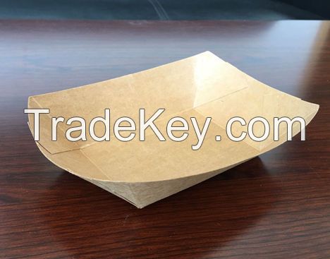 Disposable cafeteria tray/lunch box/ food tray paper cardboard concession