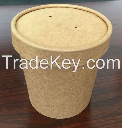 12OZ Takeout disposable paper soup container