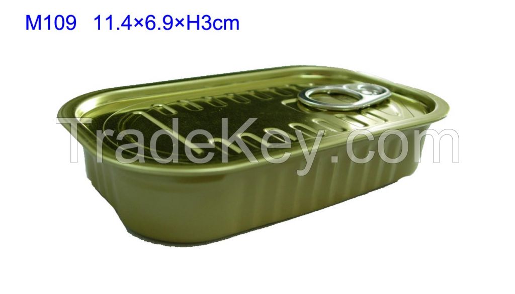 Carryout tinplate packaging lunch box with lid