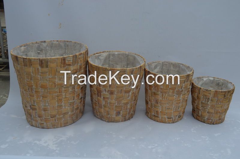 water hycinth basket collection