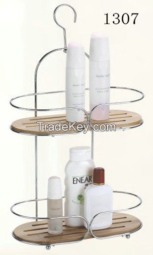 bathroom rack with bamboo 1307