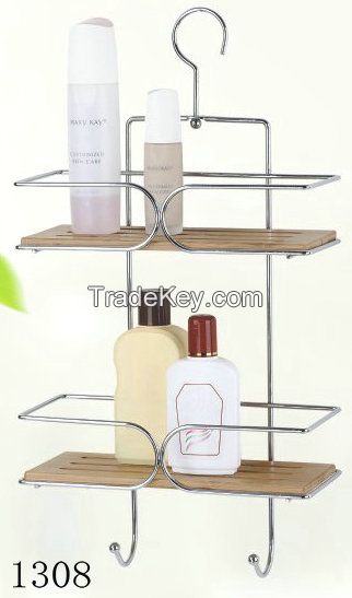 bathroom rack with bamboo 1308