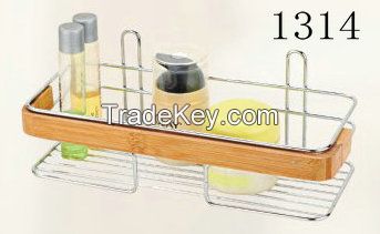 bathroom rack with bamboo 1314