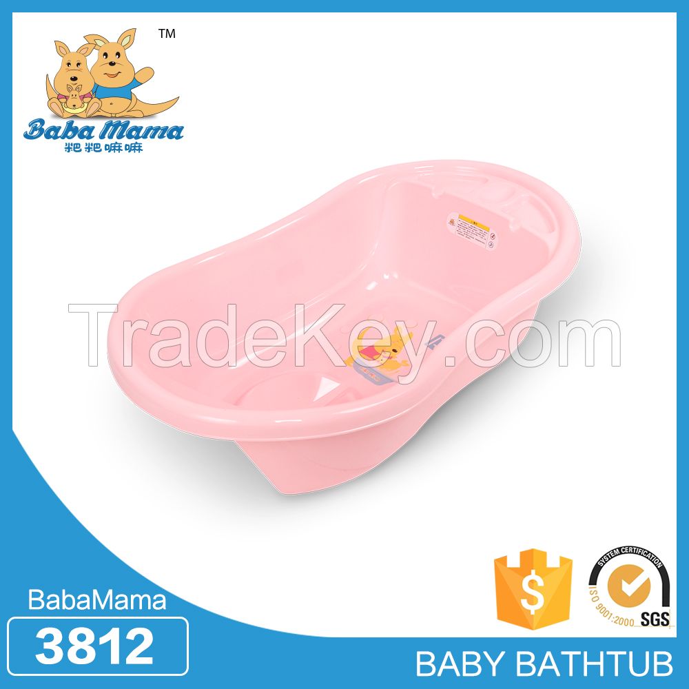 Middle plastic baby bathtub popular kids bath basin christmas promotion price
