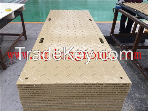 Ground protection mat, HDPE track mat, temporary road mat, HDPE Sliding fender