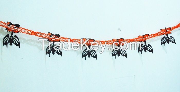 halloween garland spider garland