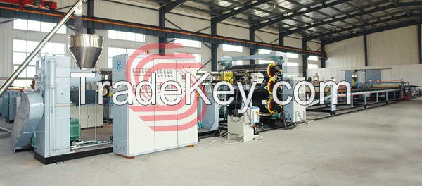 PP, PE, ABS, PMMA, PC, PS, HIPS Plastic Plate Extrusion Line