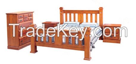 Pine wood bedroom furniture sets