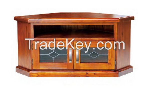 Pine wood living room furniture TV stand