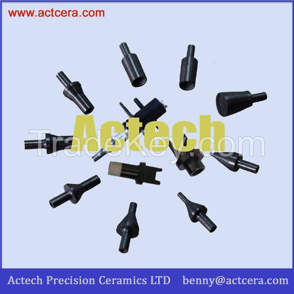 Ceramic nozzle, NXT ceramic nozzle, FUJI ceramic nozzle, zirconia ceramic nozzle tip, Black ceramic nozzle, ceramic nozzle tip machining, LED ceramic nozzle