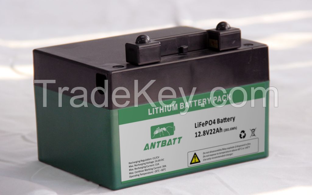 LiFePo4 12.8V 22Ah for Golf trolley