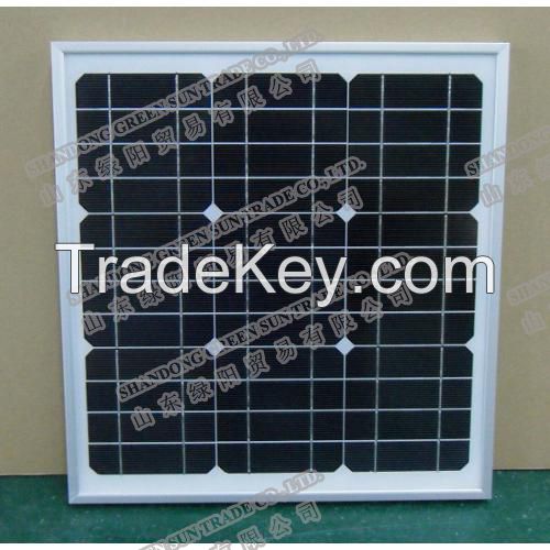 18V 60w-85w mono solar panel