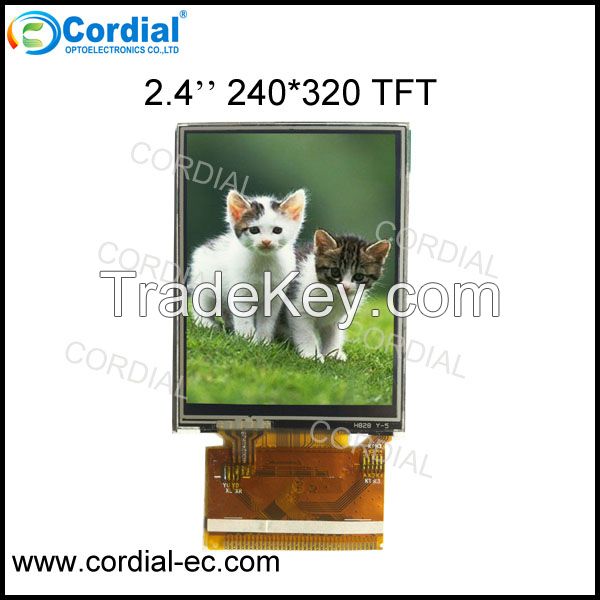 2.4 Inch 240x320TFT LCD MODULE CT024BHJ15, optional with resistive touchscreen