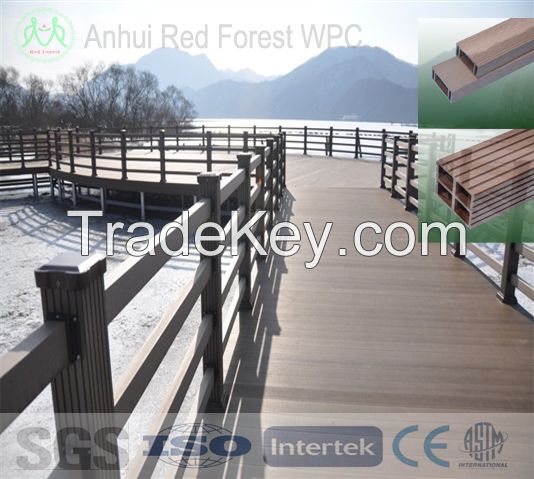Sell outdoor wpc balustrdes/wpc railing/wpc handrails/garden railing/wood plastic handrail
