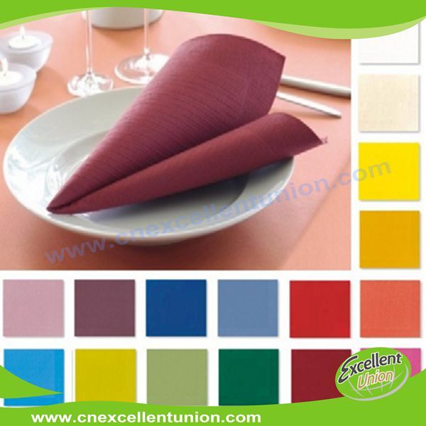 EX-AP-019 Colored Airlaid Paper Napkins, Absorbent Tissue Paper, Airlaid Towels, Airlaid Cutlery Bag