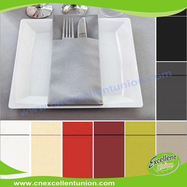 EX-AP-005 Colored Airlaid Paper Napkins, Absorbent Tissue Paper, Airlaid Towels, Airlaid Cutlery Bag