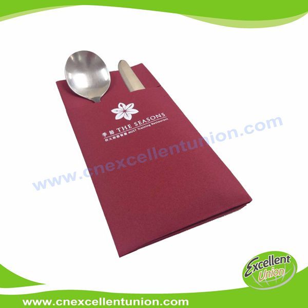 EX-AP-004 Colored Airlaid Paper Napkins, Absorbent Tissue Paper, Airlaid Towels, Airlaid Cutlery Bag