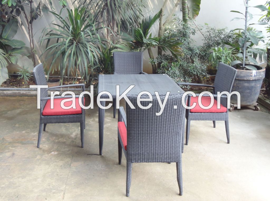 rattan dining set