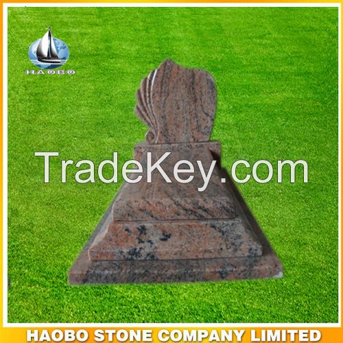 Granite gravestone for European market such as France