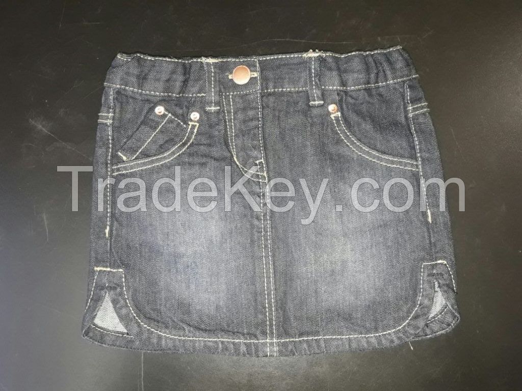 GIRLS  DENIM  SKIRT