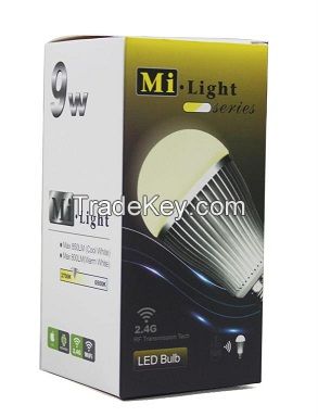 LED Smart Wifi Bulb 9W WW-CW Dimmable Mi.Light: