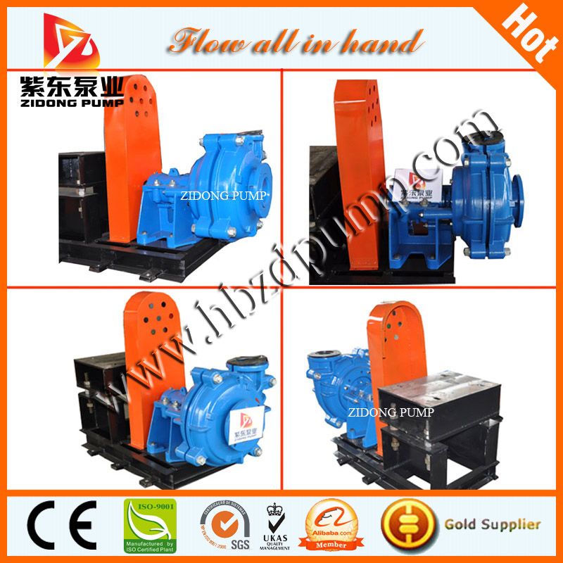 ZH anti wear centrifugal mining slurry pumps