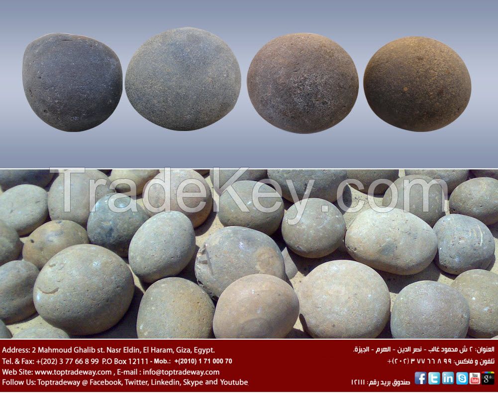 High Silica Grinding Pebble Stones