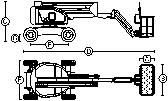 Articulating boom lift aerial work platform powered access