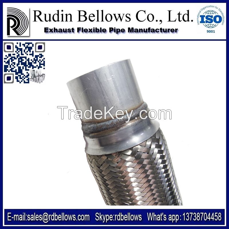 Rudin Exhaust Flexible pipe for cars, exhaust bellows, interlock metal hosesBellows