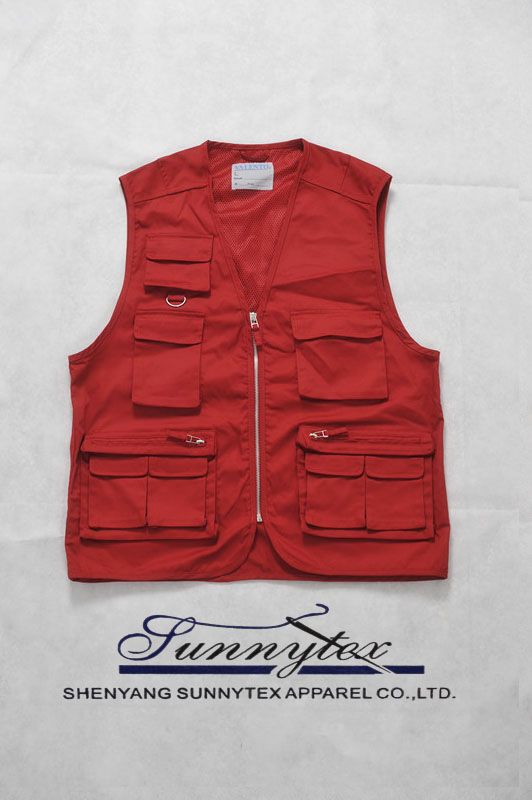 men's Multipocket mesh vest