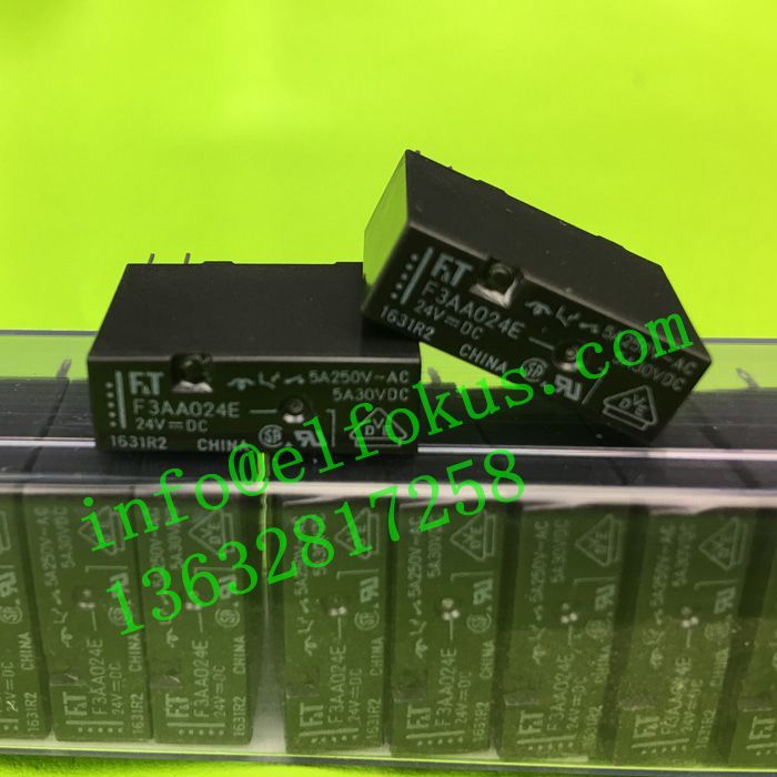 F3AA024E Power Relay 24VDC 5A SPST-NO NEW ORIGINAL IN STOCK