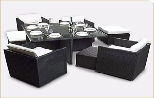 poly rattan furniture set