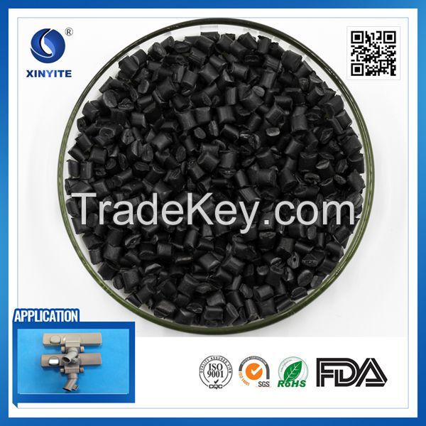 Recycled Black Injection PP material , Polypropylene granules /  plastic PP resin