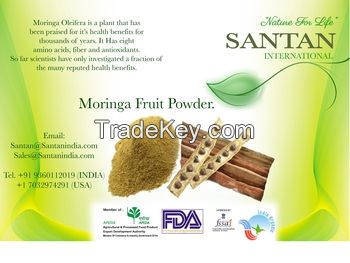 100% Natural Moringa Extract Fruit Powder With Certificate