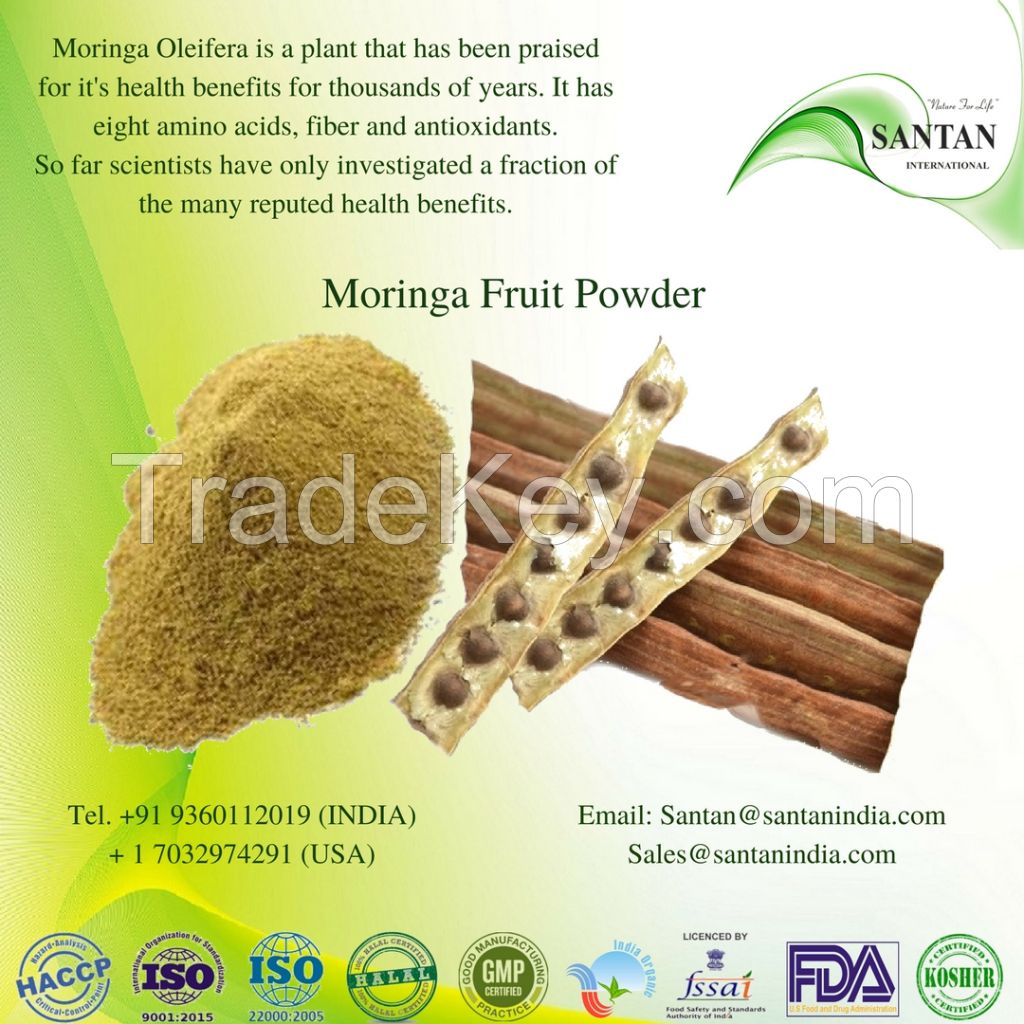 Moringa Oleifera Fruit Extract Powder For Health Benefits
