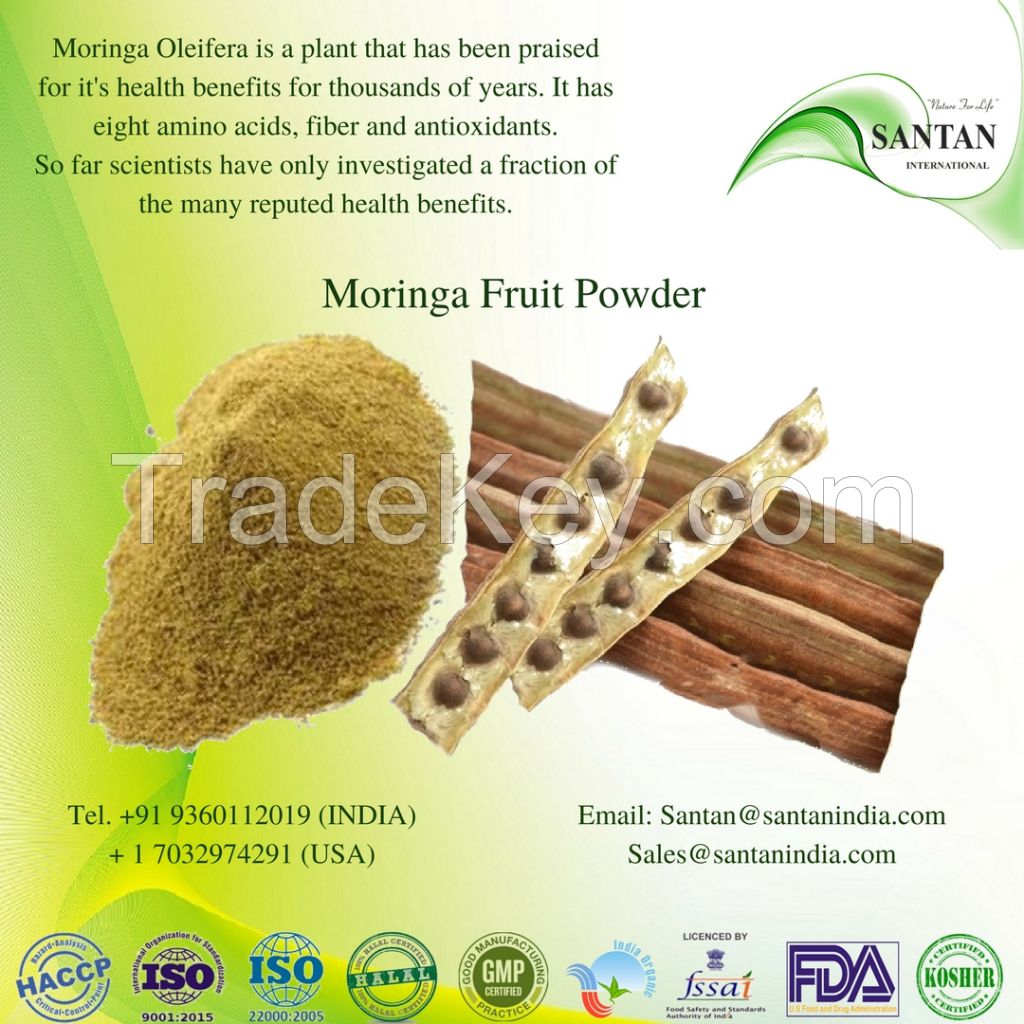 Health Care Supplement Extract Moringa Fruit Powder