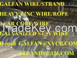 Sell Zn-5%Al-mischmetal alloy-coated steel wire strand (galfan wire st