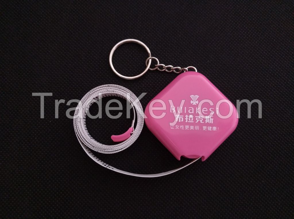 1m 40'' keychain measuring tape for promotion gift