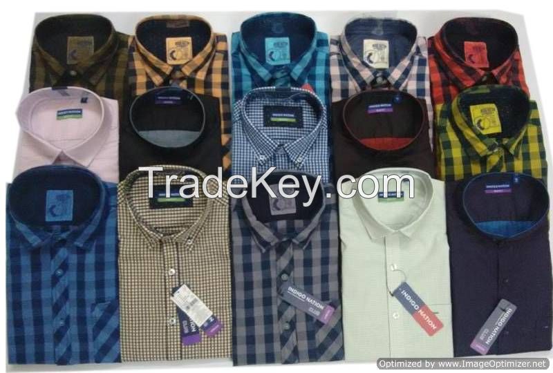 Cotton Men's Shirts Casual and Formal Shirts from Ready Stock