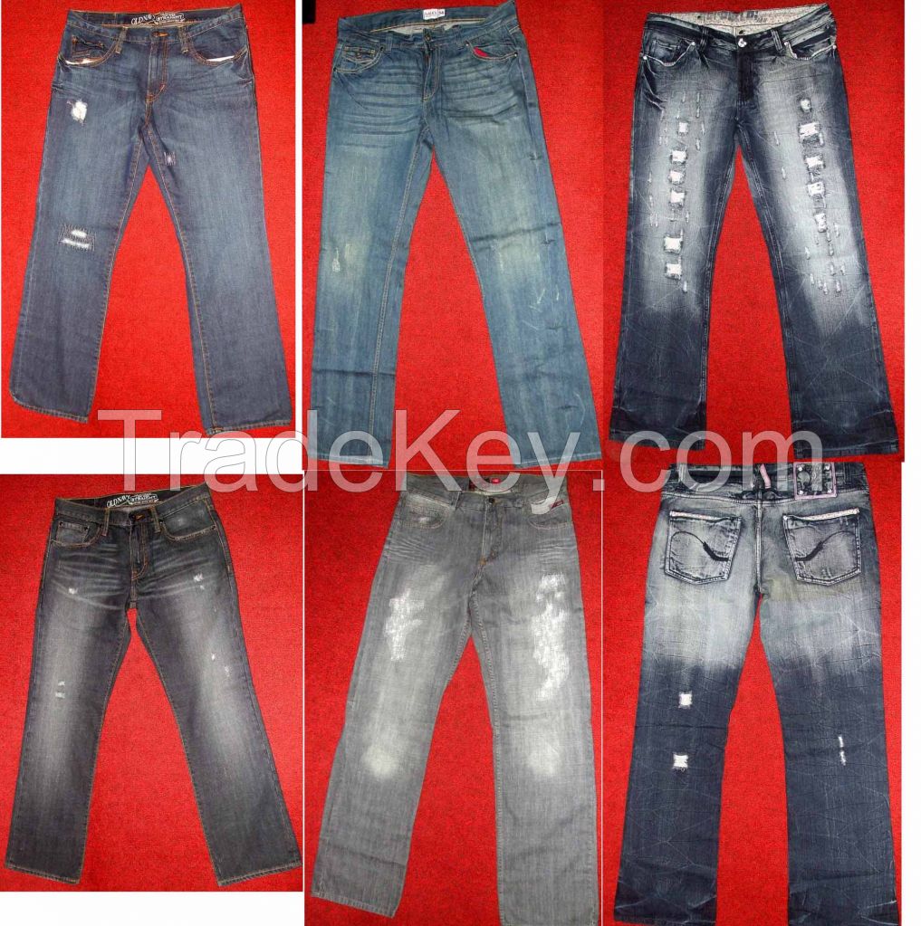 Mixed Style Mens Jeans 500 pcs minimum order ( Regular and Skinny )-OEM Accepted