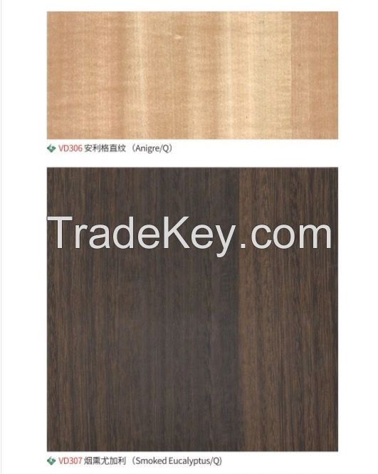 fire resistance real wood veneer wall covering