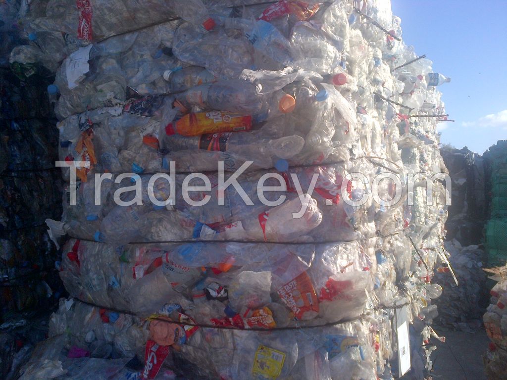 PET Bottles in Bales