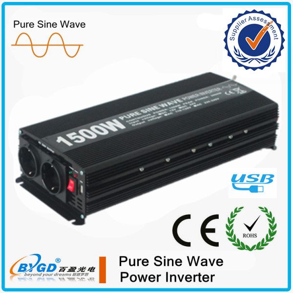 Off-grid solar inverter with pure sine wave from 300w-3000w 12v dc to 220v ac