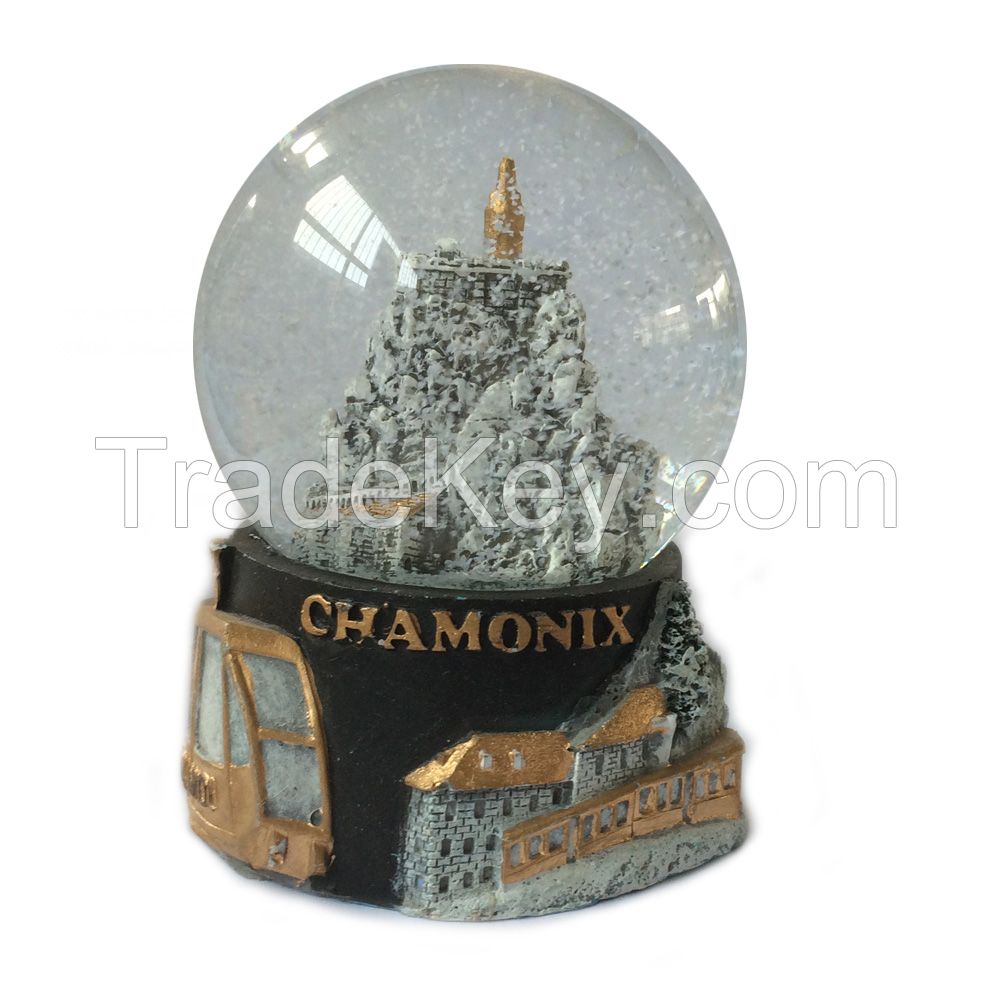 Customize resin snow globe for souvenir gifts